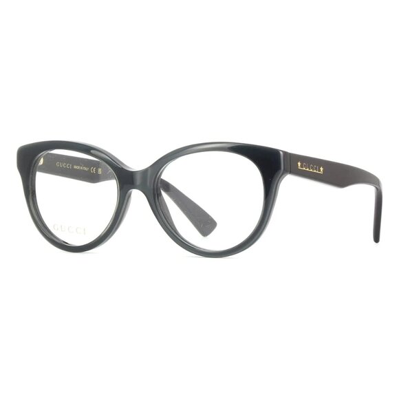 NWT GUCCI EYEGLASSES WOMEN BLACK CAT EYE EYEWEAR GUCCI - Picture 1 of 3